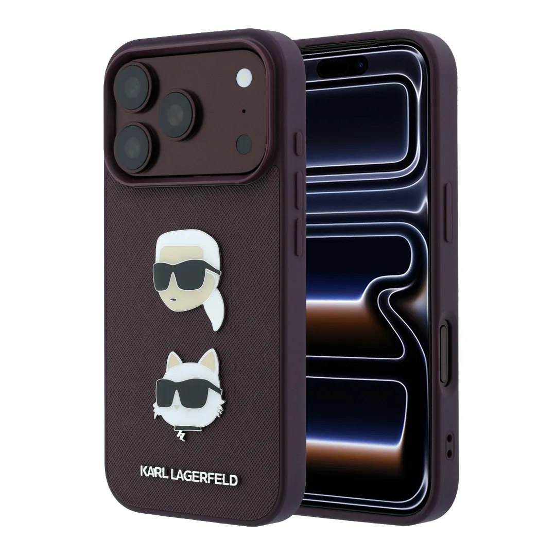 قاب کارل لاگرفلد Karl Lagerfeld با گربه Iphone سری 17 & 18
