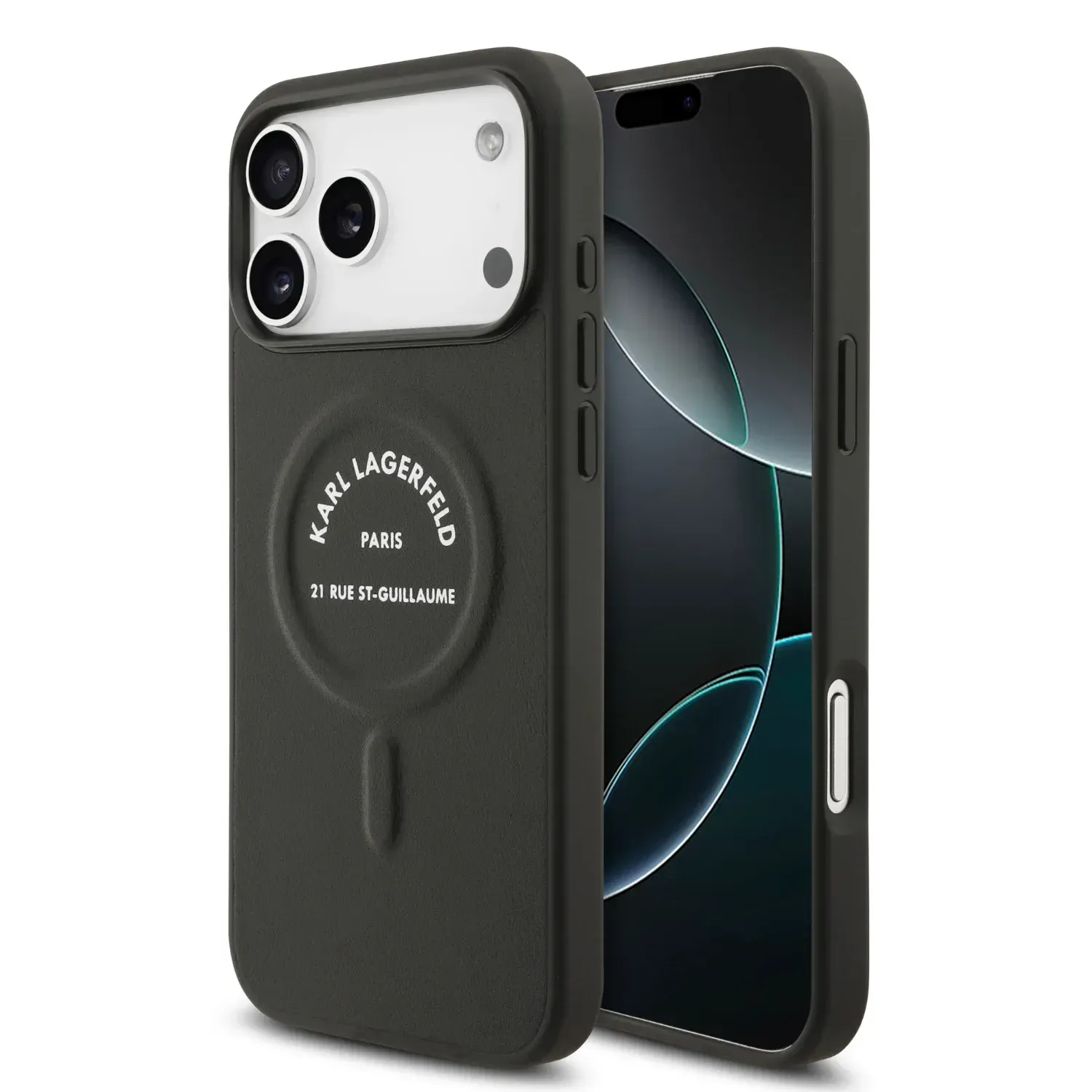 قاب کارل لاگرفلد Karl Lagerfeld با مگ سیف Iphone سری 17 & 18