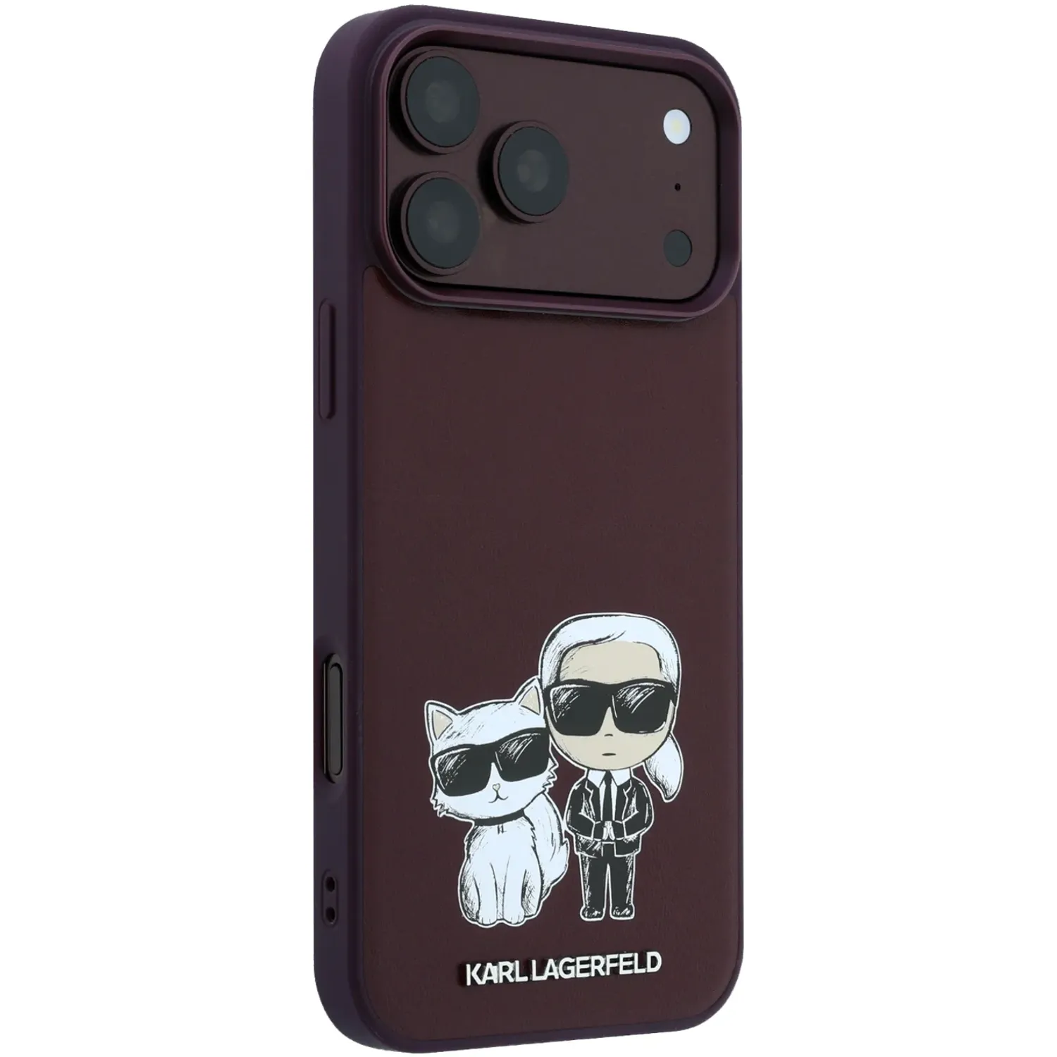 قاب کارل لاگرفلد Karl Lagerfel Smooth MagSafe PU Karl & Choupette Bodies Sketch