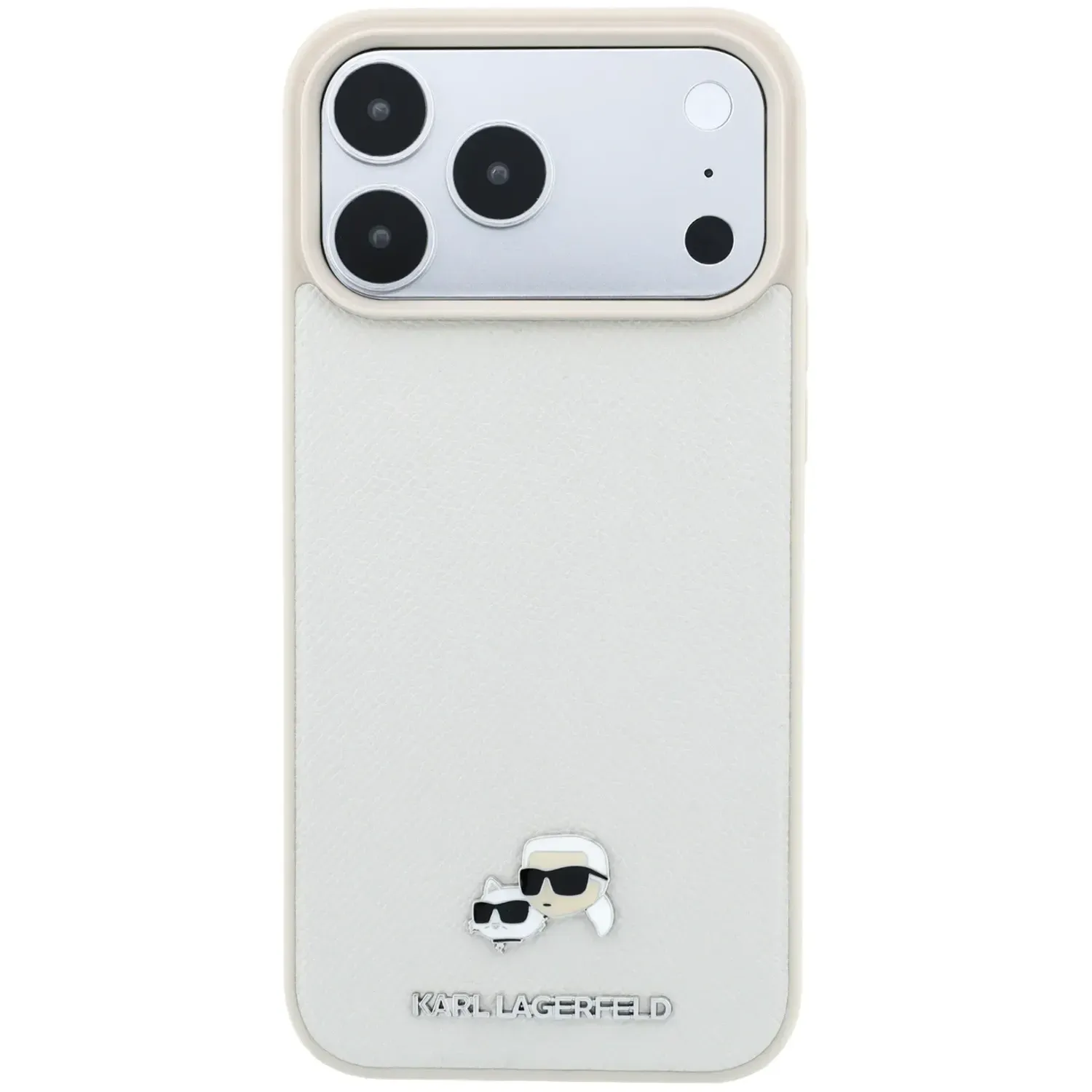 قاب کارل لاگرفلد Karl Lagerfel Grained MagSafe with Karl & Choupette Heads
